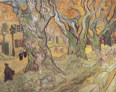 Vincent Van Gogh The Road Menders (nn04) Germany oil painting art
